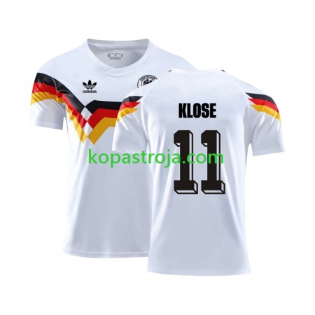 Billiga Fotbollströjor Tyskland Klose 11 Retro Hemma tröja 1990 Kortärmad